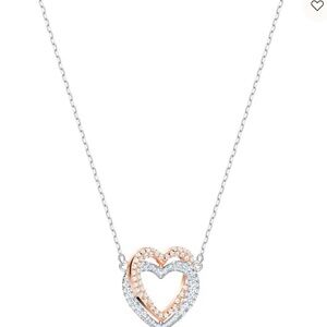 SWAROVSKI Infinity Heart Jewelry Collection, Rose Gold & Rhodium Tone Finish